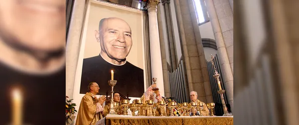 A cerimônia de beatificação