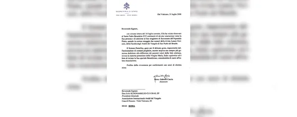 Carta do Santo Padre