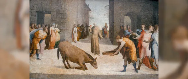 Santo Antônio e a mula do herege