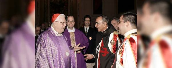 Presidente geral dos Arautos em Roma