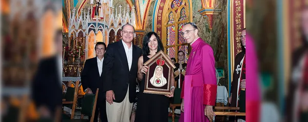 Governador participa de Missa com os Arautos