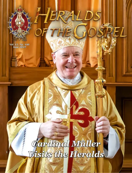 Cardinal Müller  Visits the Heralds
