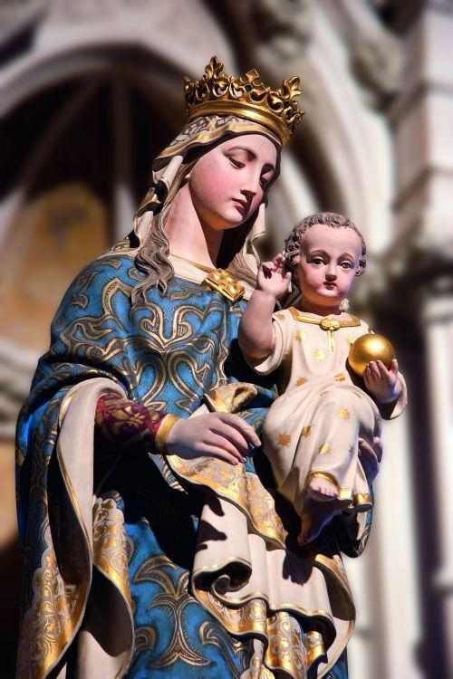 Nossa Senhora com o Menino Jesus - Catedral de Boston - USA.jpg Nossa Senhora com o Menino Jesus - Catedral de Boston - USA.jpg