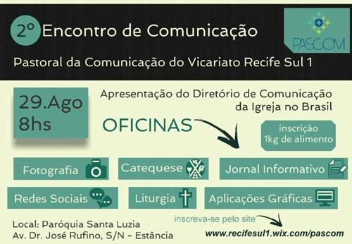 Vicariato Recife Sul 1 promove 2º Encontro de Comunicação.jpg Vicariato Recife Sul 1 promove 2º Encontro de Comunicação.jpg