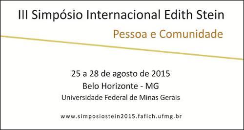 Belo Horizonte acolhe terceira edição do Simpósio Internacional Edith Stein.jpg Belo Horizonte acolhe terceira edição do Simpósio Internacional Edith Stein.jpg