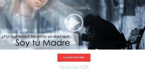 Espanha promove campanha incentivando fiéis a rezarem o Rosário.jpg Espanha promove campanha incentivando fiéis a rezarem o Rosário.jpg