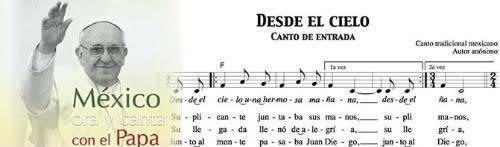 Já estão prontas as canções que acompanharão as Missas do Papa no México.jpg Já estão prontas as canções que acompanharão as Missas do Papa no México.jpg