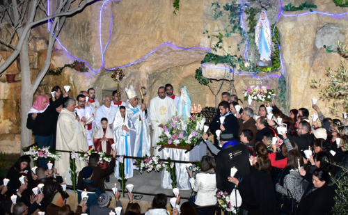 Pela primeira vez se celebra na Jordânia Nossa Senhora de Lourdes em réplica de Gruta.png
