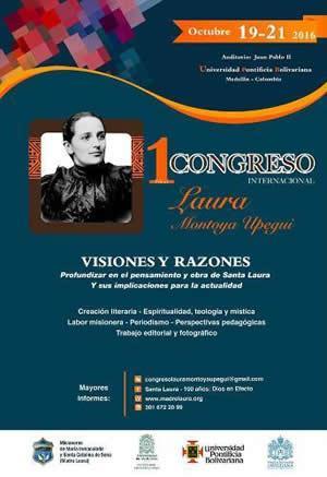 Medellín acolherá Primeiro Congresso Internacional sobre Santa Laura Montoya.jpg Medellín acolherá Primeiro Congresso Internacional sobre Santa Laura Montoya.jpg