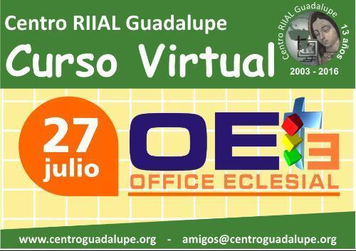 Centro RIIAL Guadalupe inicia neste mês nova edição do Curso Office Eclesial.jpg Centro RIIAL Guadalupe inicia neste mês nova edição do Curso Office Eclesial.jpg
