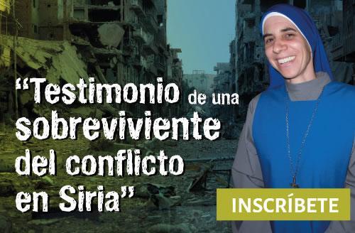 Religiosa argentina que faz apostolado na Síria dará testemunho na Universidade Católica do Chile.jpg Religiosa argentina que faz apostolado na Síria dará testemunho na Universidade Católica do Chile.jpg