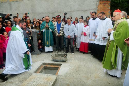 Iniciada construção da Igreja de Santa Paulina na capital paulista.jpg Iniciada construção da Igreja de Santa Paulina na capital paulista.jpg