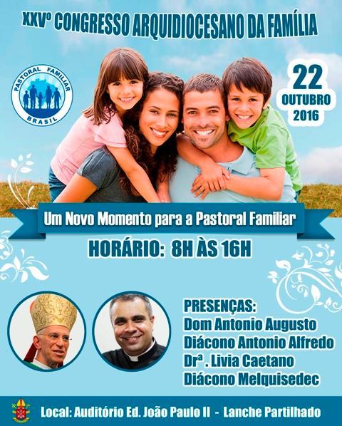 Congresso Arquidiocesano no Rio abordará a família.jpg