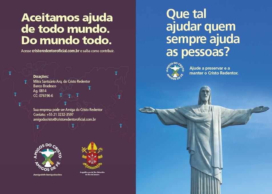 Arquidiocese do Rio lança campanha pela conservação do Cristo Redentor.jpg Arquidiocese do Rio lança campanha pela conservação do Cristo Redentor.jpg