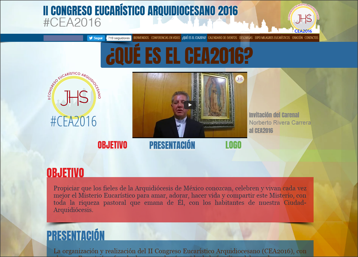 Conferências do Congresso Eucarístico Arquidiocesano do México são disponibilizadas na internet.png Conferências do Congresso Eucarístico Arquidiocesano do México são disponibilizadas na internet.png