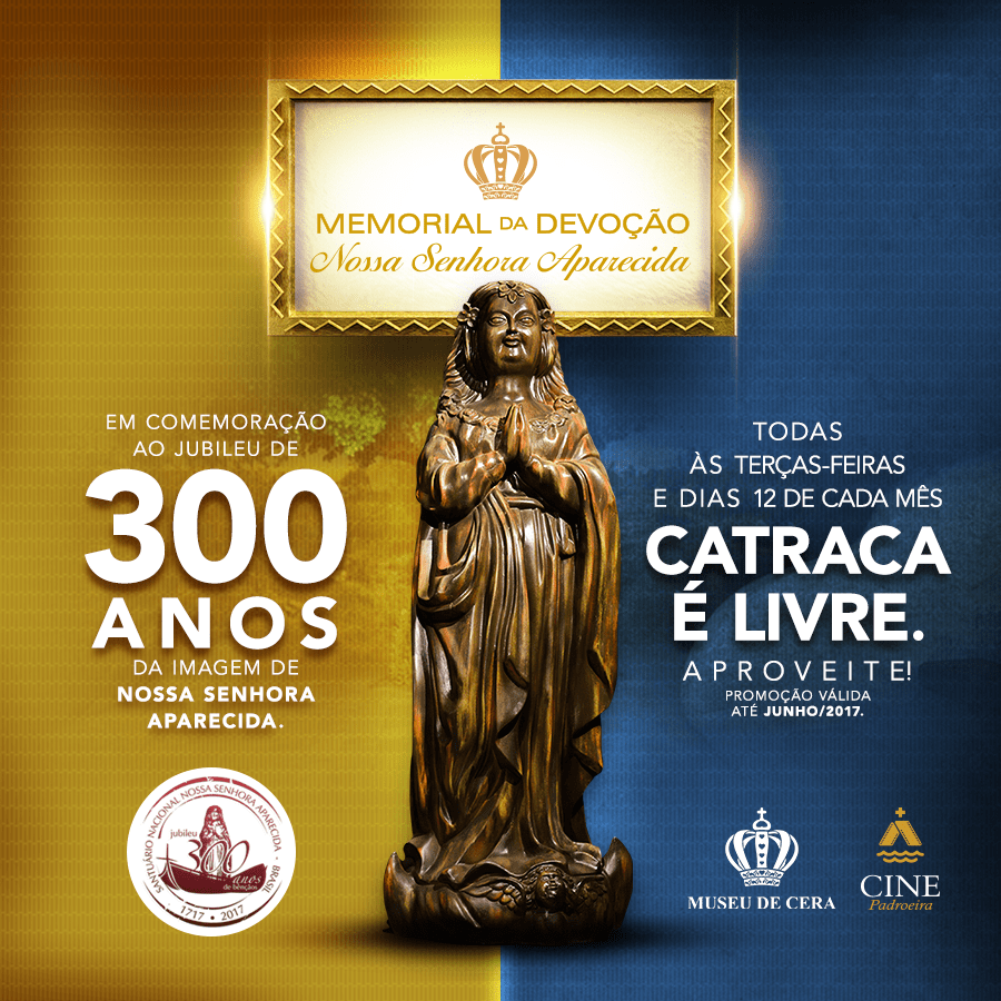 Santuário de Aparecida concede entrada gratuita ao Memorial da Devoção.png Santuário de Aparecida concede entrada gratuita ao Memorial da Devoção.png