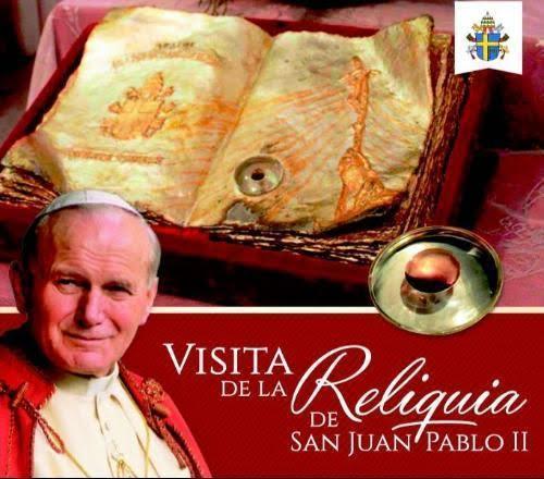 Relíquia de São João Paulo II peregrina pela Colômbia.jpg Relíquia de São João Paulo II peregrina pela Colômbia.jpg