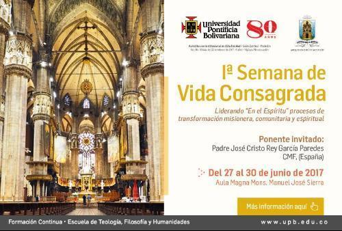 Medellín será sede de 1ª Semana da Vida Consagrada.jpg