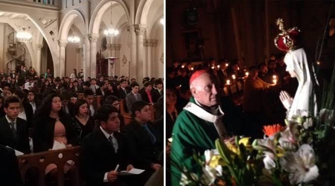 Centenas de jovens se consagram a Nossa Senhora de Fátima no Chile.jpg