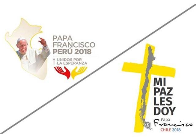 Publicados os Logotipos das visitas do Papa a Chile e Peru.jpg
