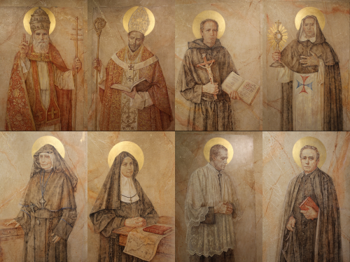 Belas pinturas de Santos ornam nova capela da Cúria da Arquidiocese de Madri.png