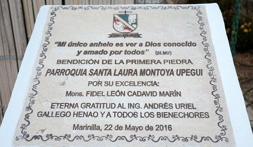 Colômbia inaugura templo dedicado a Santa Laura Montoya 2.jpg