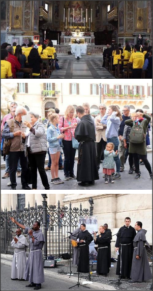 Franciscanos realizam iniciativa de evangelização nas ruas de Roma.png