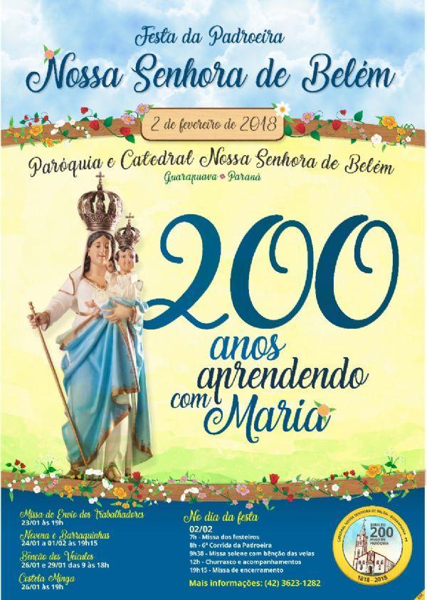 Nossa Senhora de Belém é festejada nos 200 anos de catedral em Guarapuava (PR).jpg
