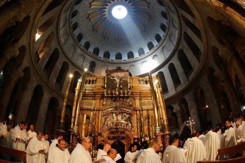 Possível altar da época dos Cruzados é encontrado na Basílica do Santo Sepulcro.jpg