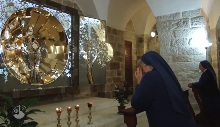 Capela de Adoração Perpétua ao Santíssimo Sacramento é instalada na Terra Santa.png