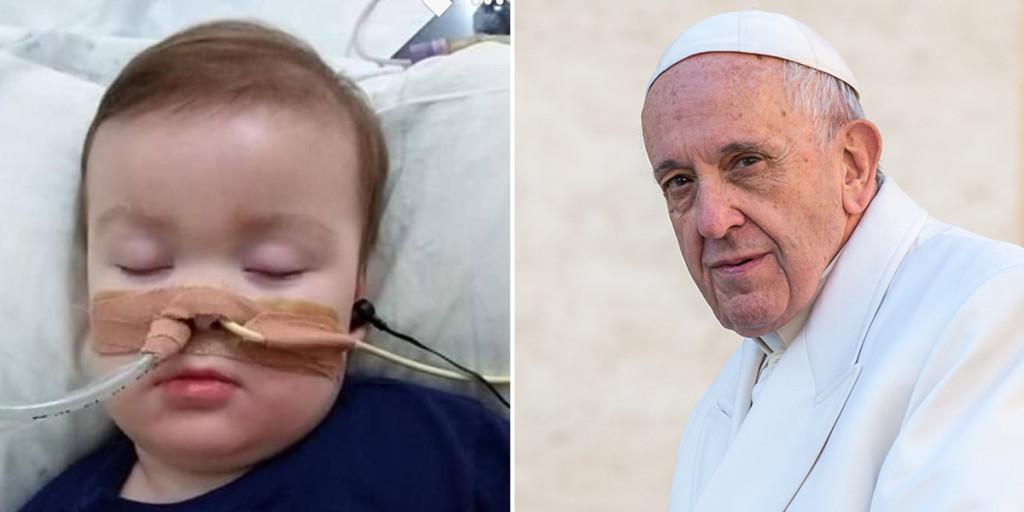 18-Defesa da Vida, contra Eutanásia- Papa recebe o pai do pequeno Alfie.jpg